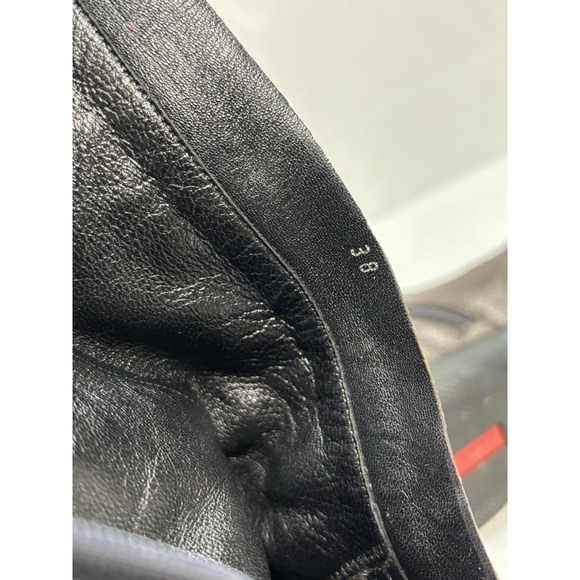 Prada Sport Linea Rossa Brown Leather Knee High Boots Womens 38 Made In Italy - Picture 13 of 14